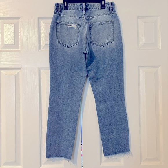 Vervet Distressed Straight Leg Jeans size 26 - Picture 4 of 7